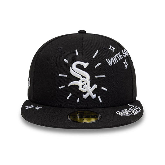 New Era 59FIFTY Cap MLB Chicago White Sox Scribble black