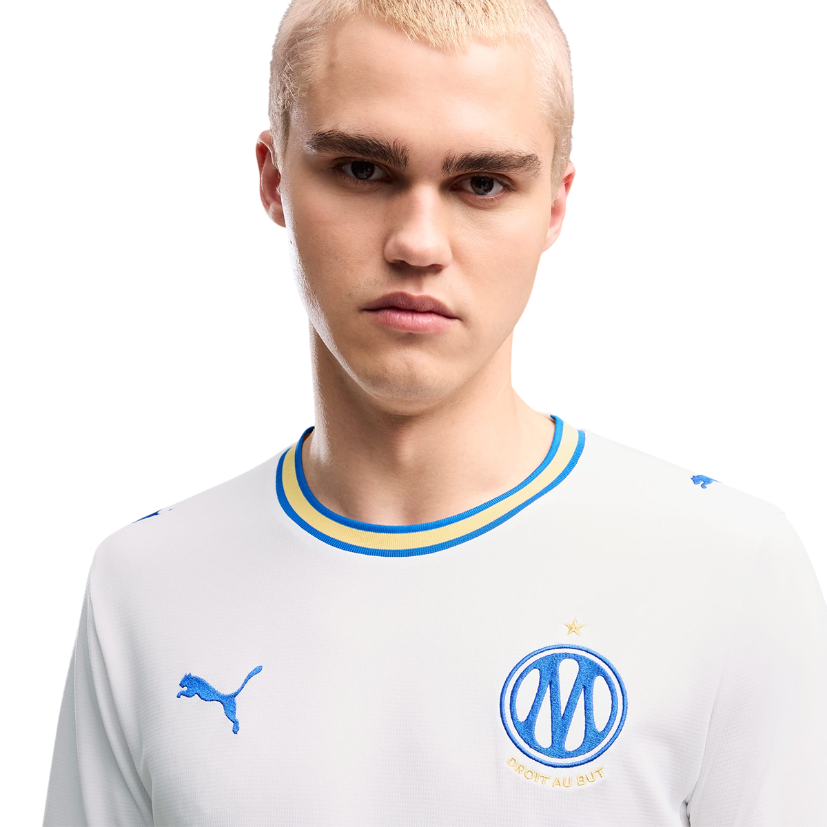 PUMA Herren Heimtrikot Olympique de Marseille white/blue