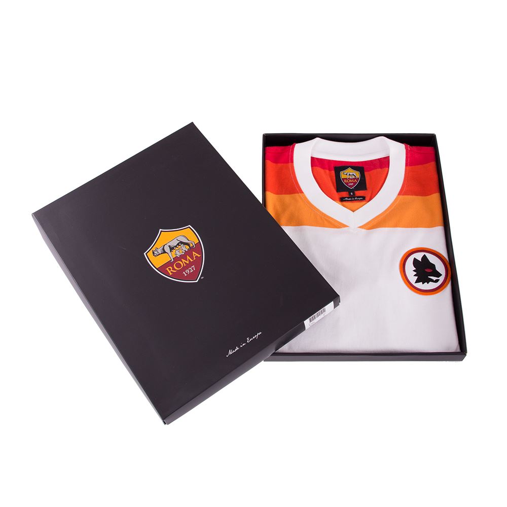 COPA Herren Retro Trikot AS Roma 1978/79 weiß