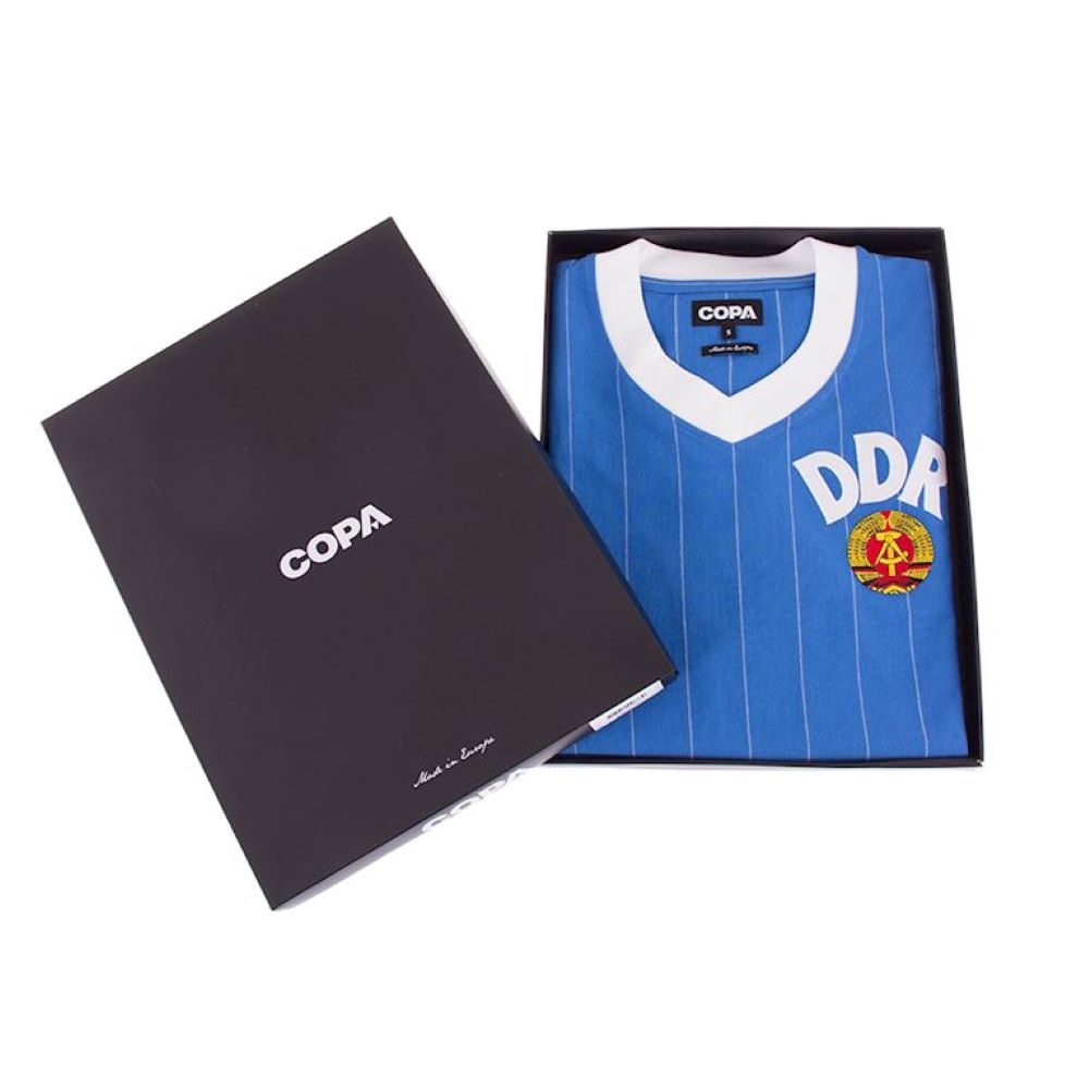 COPA Herren Retro Trikot DDR 1985 blau