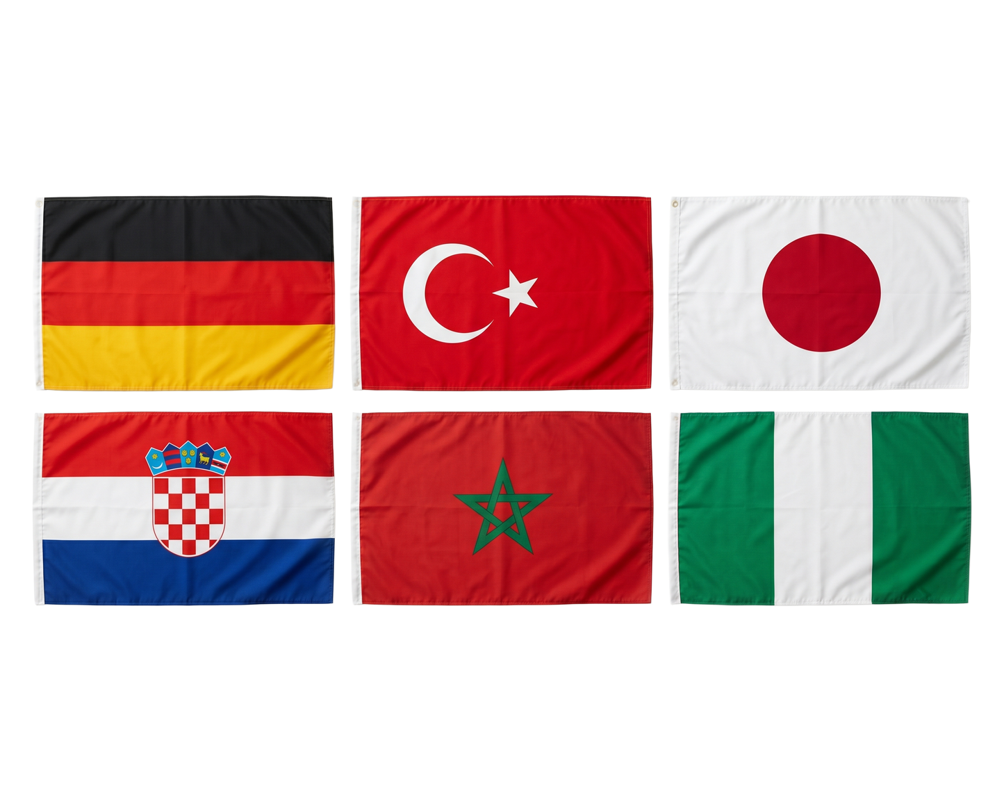 WM 2026 Flaggen Verschiedene Länder