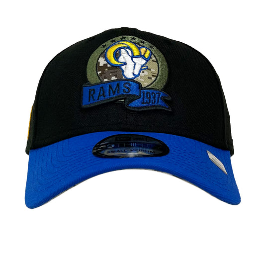 New Era 39THIRTY Cap NFL22 Salute To Service Los Angeles Rams black