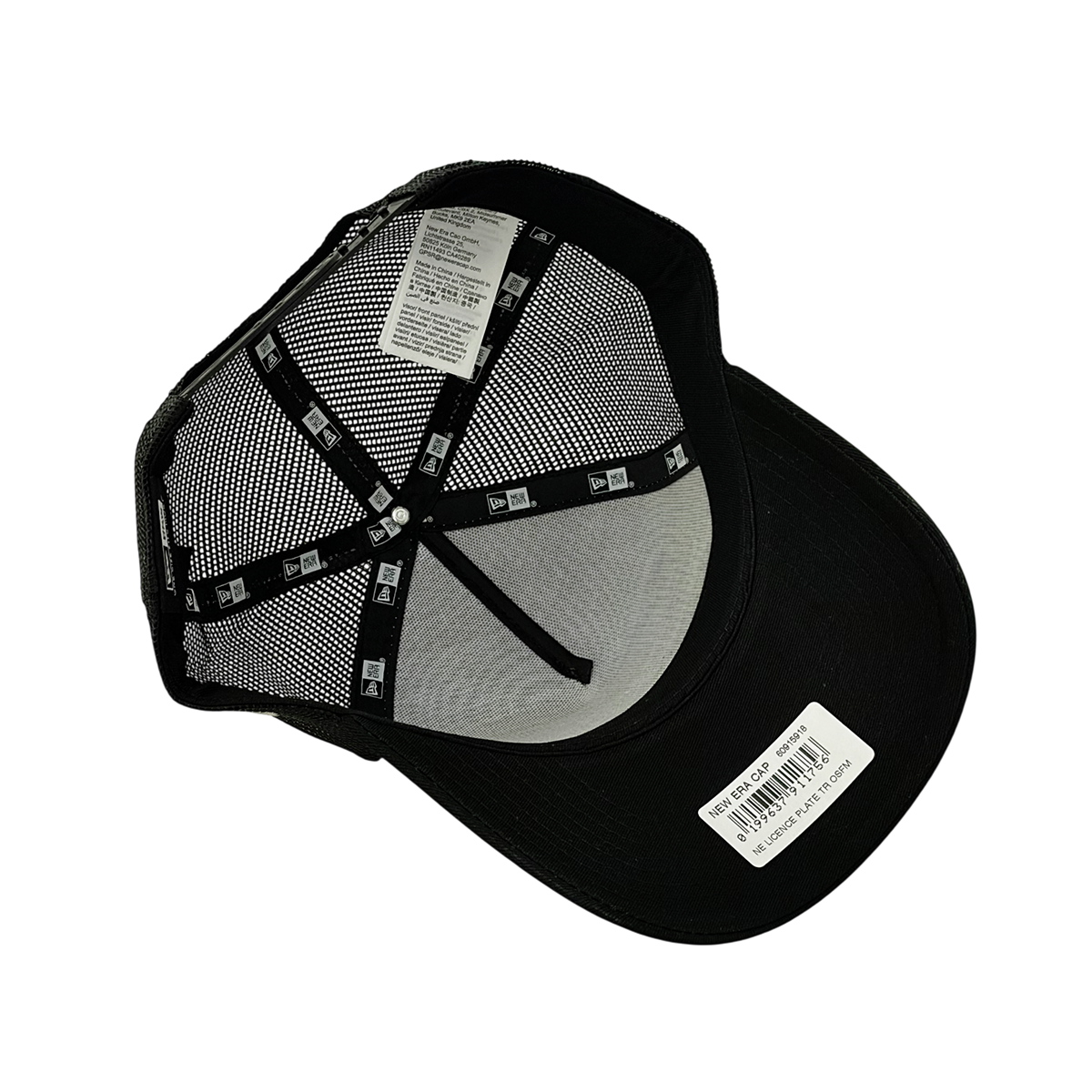 New Era 9FORTY Trucker Cap Licence Plate beige/black