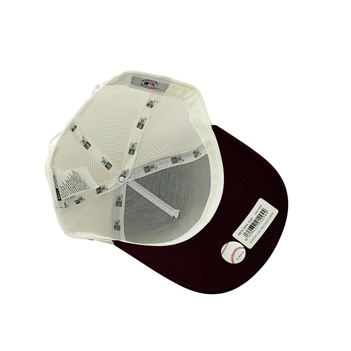 New Era Trucker Cap Oakland Athletics burgundy/white