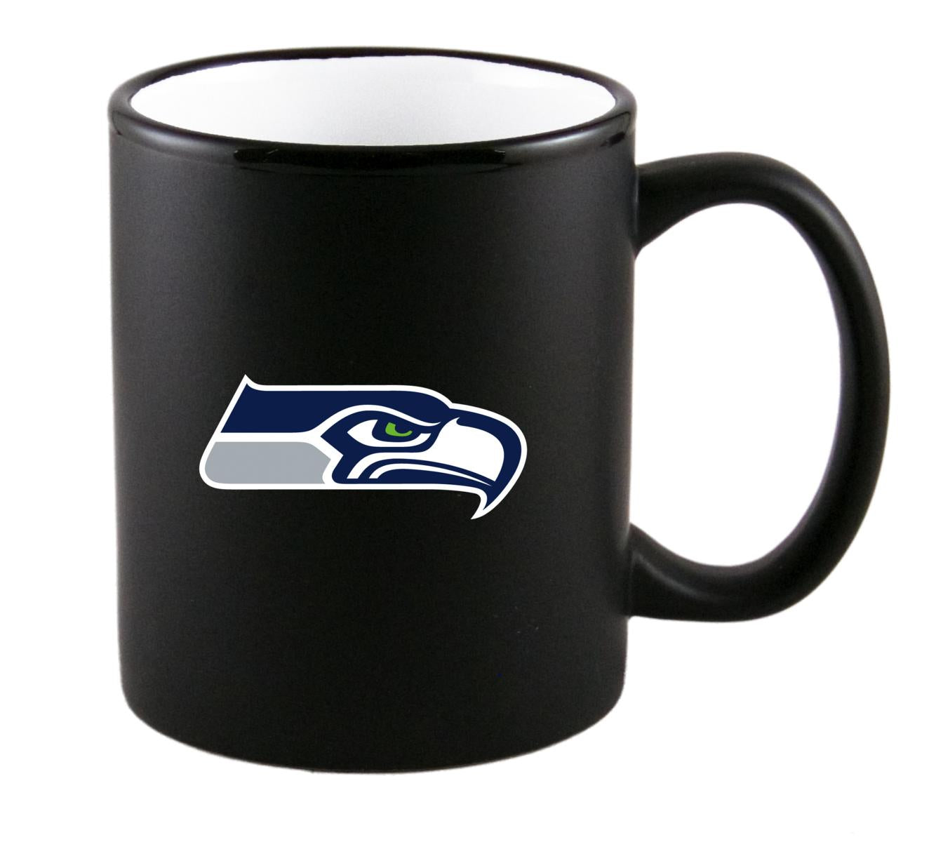 Seattle Seahawks NFL Black Matte Two Tone Mug 325ml