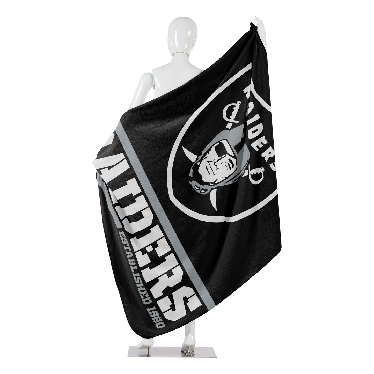 Las Vegas Raiders Fleece Decke Split Wide