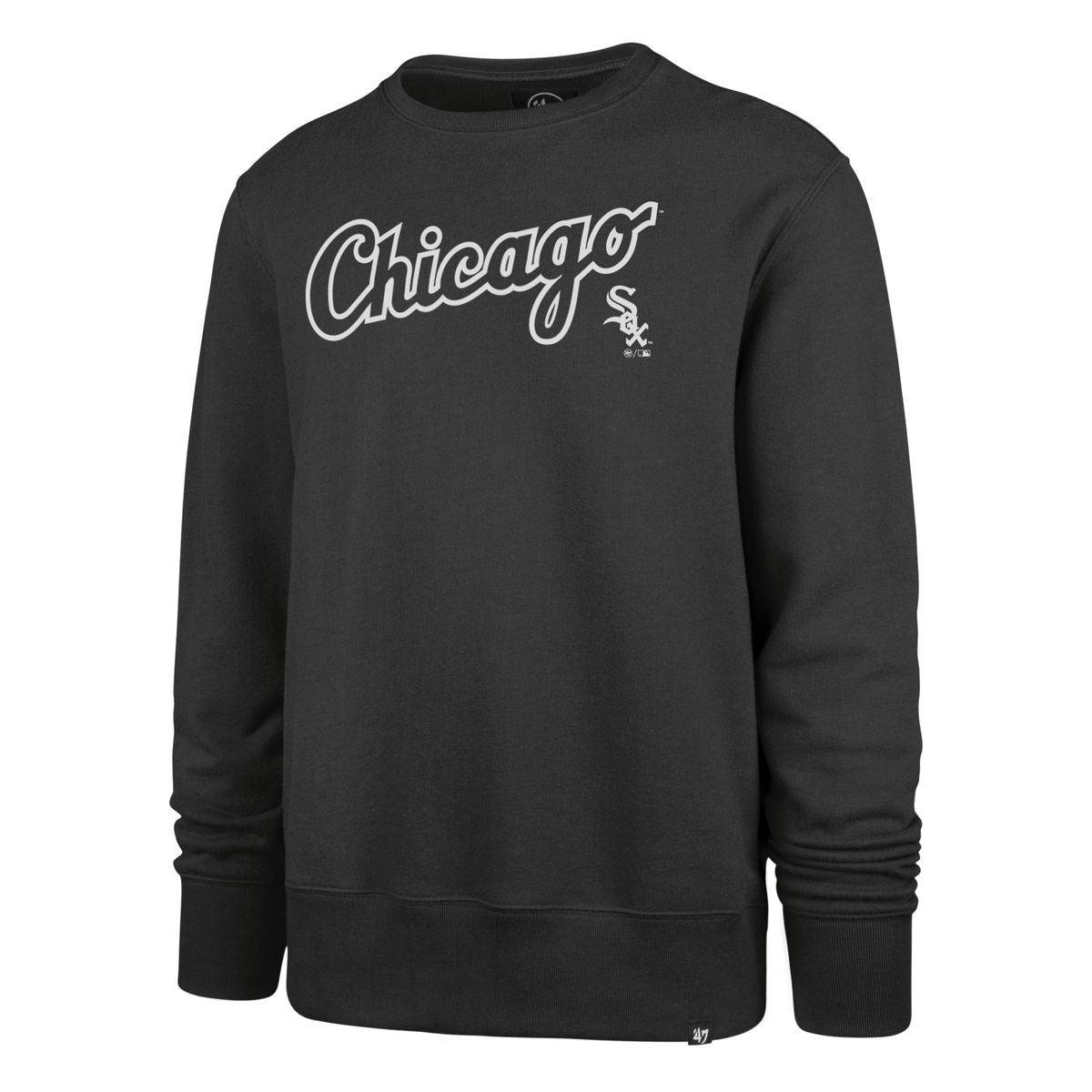 47 Brand Herren Sweatshirt Chicago White Sox Imprint Burnside graphite