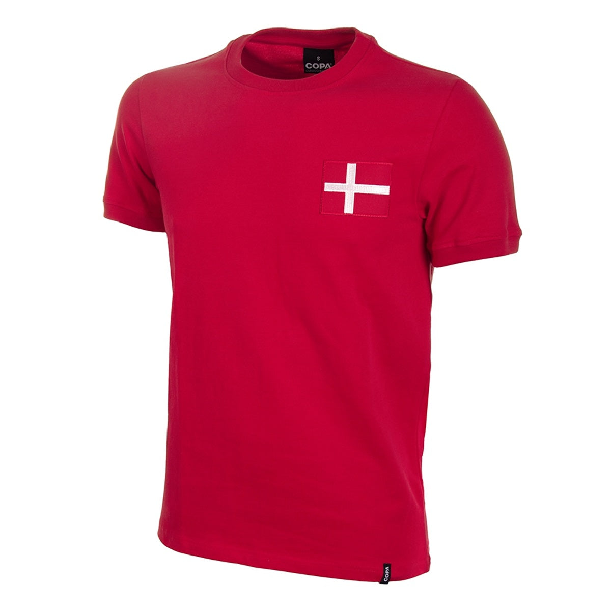 COPA Retrotrikot Dänemark 1970er rot