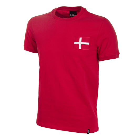 COPA Retrotrikot Dänemark 1970er rot