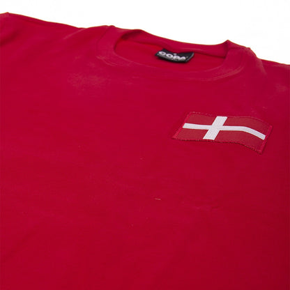COPA Retrotrikot Dänemark 1970er rot