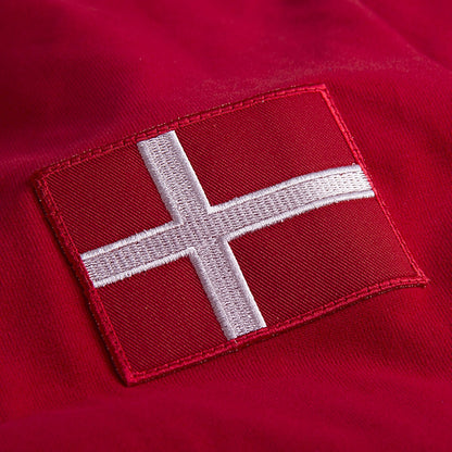 COPA Retrotrikot Dänemark 1970er rot