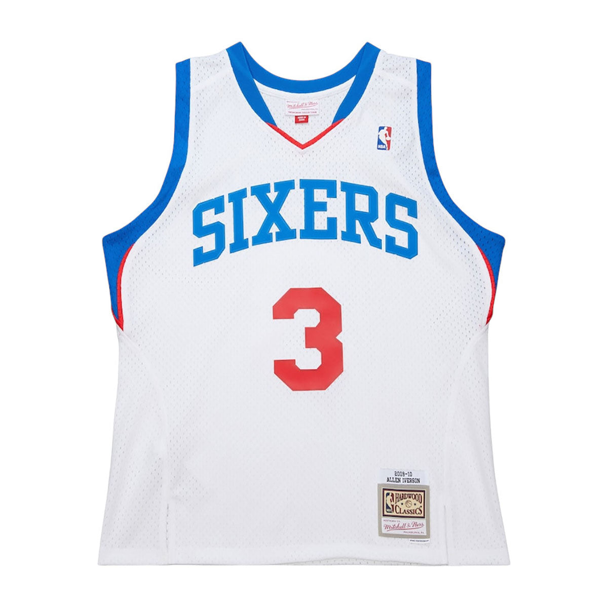 Mitchell & Ness Swingman Jersey Philadelphia 76ers Allen Iverson 2009/10 white