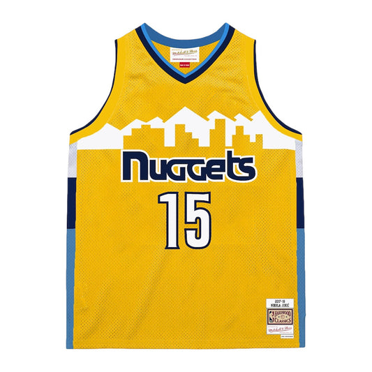 Mitchell & Ness Swingman Jersey Denver Nuggets Nikola Jokic 2017/18 yellow