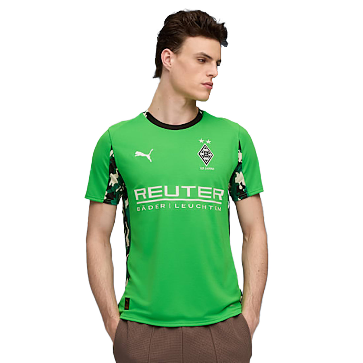 PUMA Borussia Mönchengladbach Auswärtstrikot 2025/26 green/white