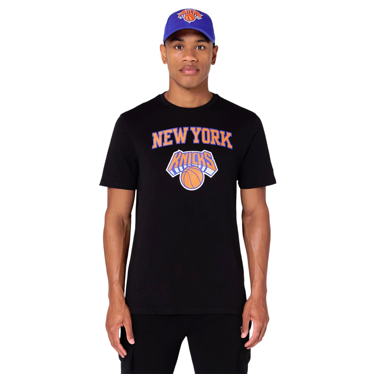 New Era Herren T-Shirt NBA New York Knicks black