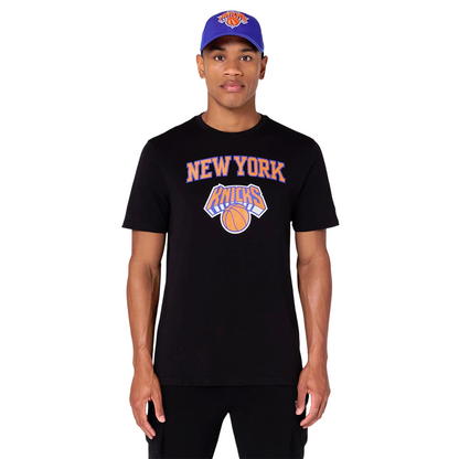 New Era Herren T-Shirt NBA New York Knicks black