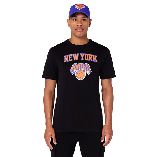 New Era Herren T-Shirt NBA New York Knicks black