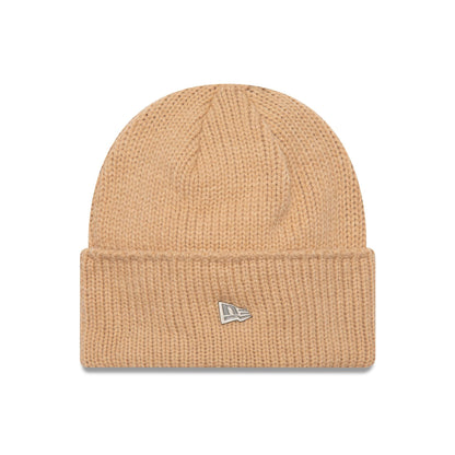 New Era Beanie NE Wide Cuff beige