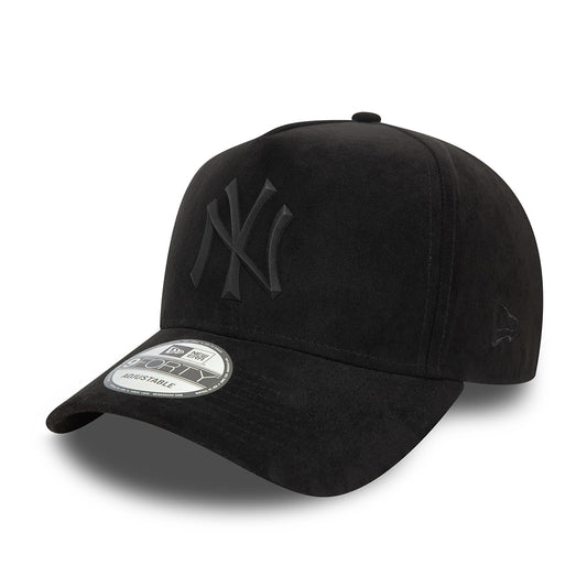 New Era 9FORTY Cap New York Yankees Faux Suede black