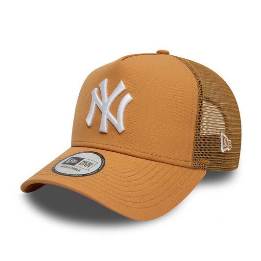 New Era 9FORTY A-Frame Trucker Cap New York Yankees League Essential orange