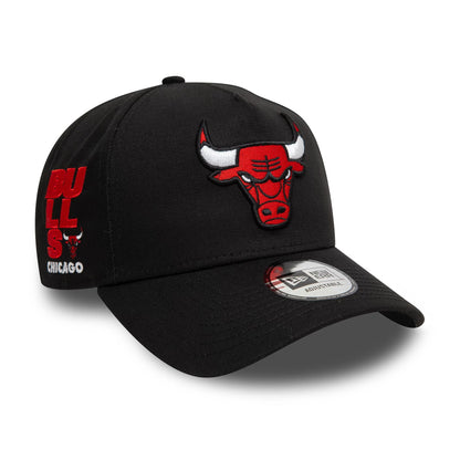 New Era 9FORTY A-Frame Cap NBA Patch Chicago Bulls black