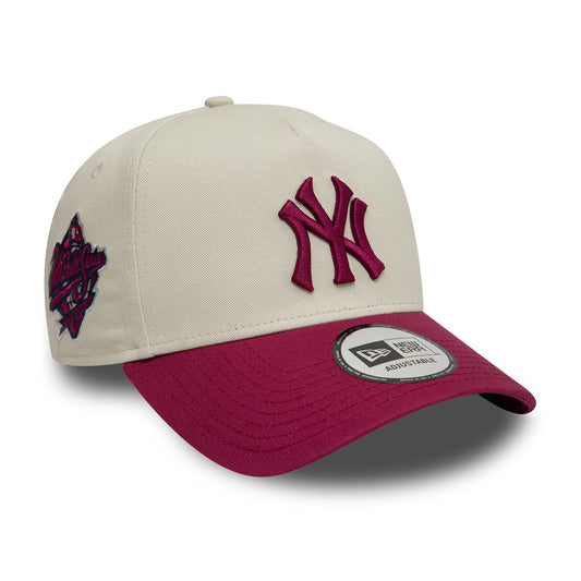 New Era 9FORTY A-Frame Cap New York Yankees World Series Patch cream