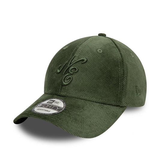 New Era 9FORTY Cap Heritage Connect Cord dark green
