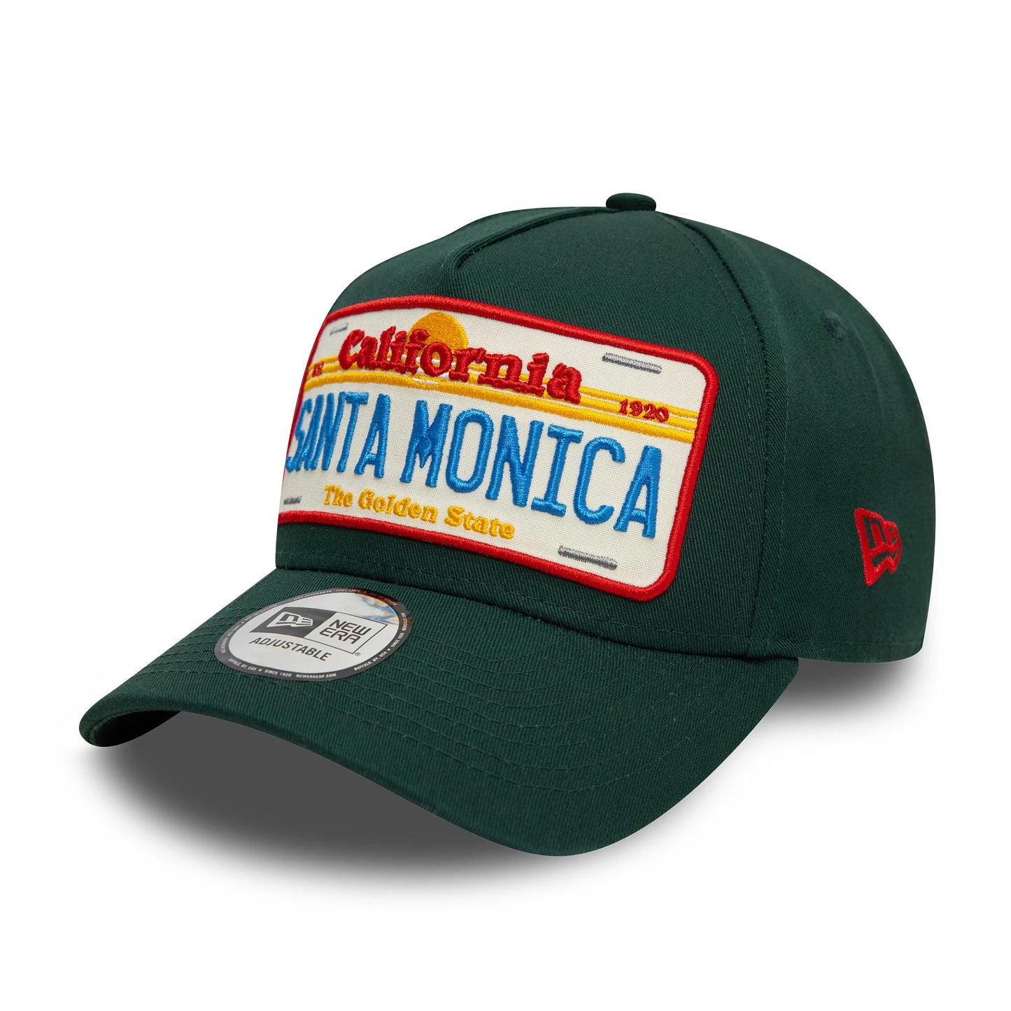 New Era 9FORTY A-Frame Cap Santa Monica License Plate darkgreen
