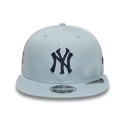 New Era 9FIFTY Snapback Cap New York Yankees MLB World Series pastell blue