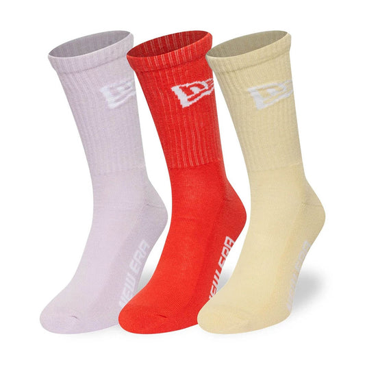 New Era Socken Flag Crew 3er Pack bunt