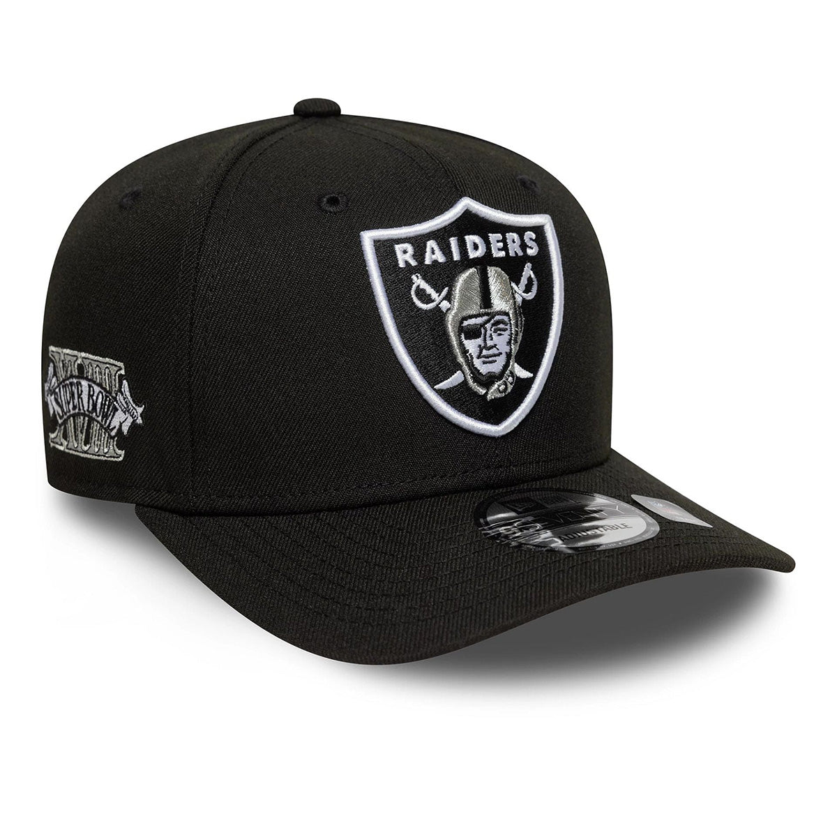 New Era 9SEVENTY Stretch Snap Cap Las Vegas Raiders NFL Patch black