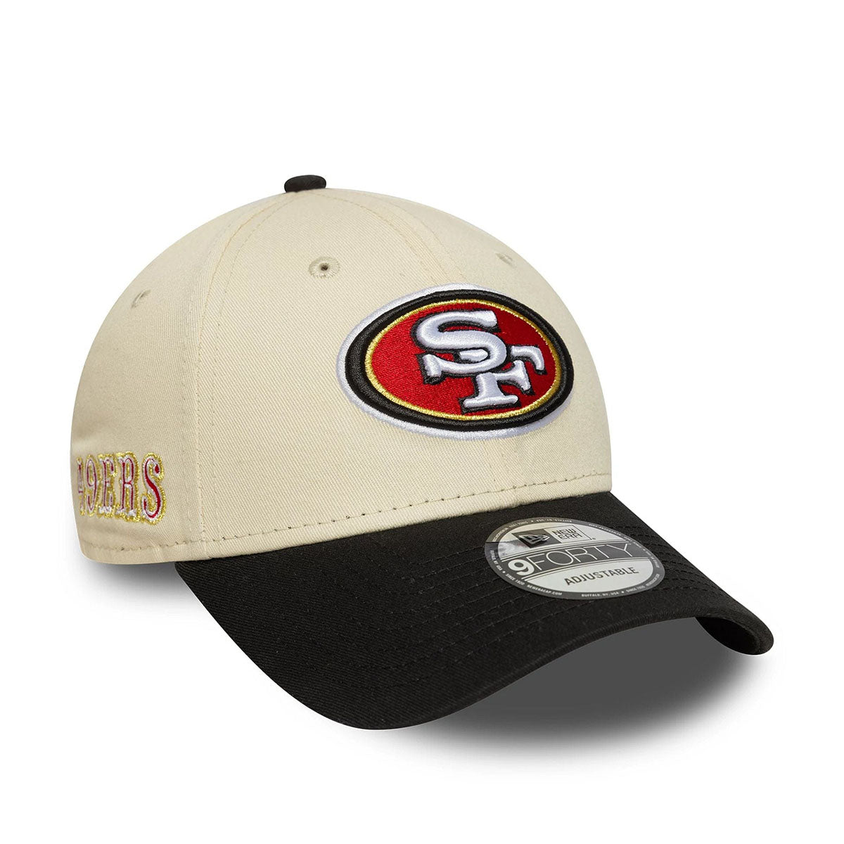 New Era 9FORTY Cap San Francisco NFL Wordmark beige
