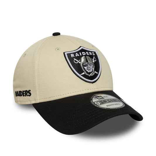 New Era 9FORTY Cap Las Vegas Raiders Wordmark NFL beige