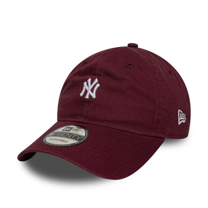 New Era 9TWENTY Cap New York Yankees MLB Mini Logo dark red