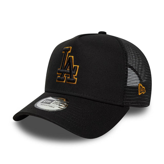 New Era 9FORTY E-Frame Trucker Cap Los Angeles Dodgers MLB Outline black