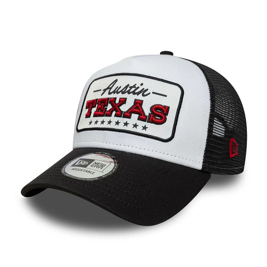 New Era 9FORTY Trucker Cap Location Patch black