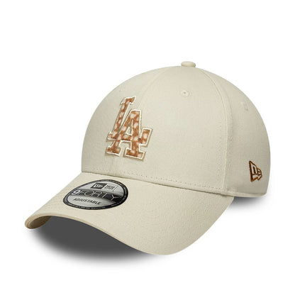 New Era 9FORTY Cap Los Angeles Dodgers Animal light beige