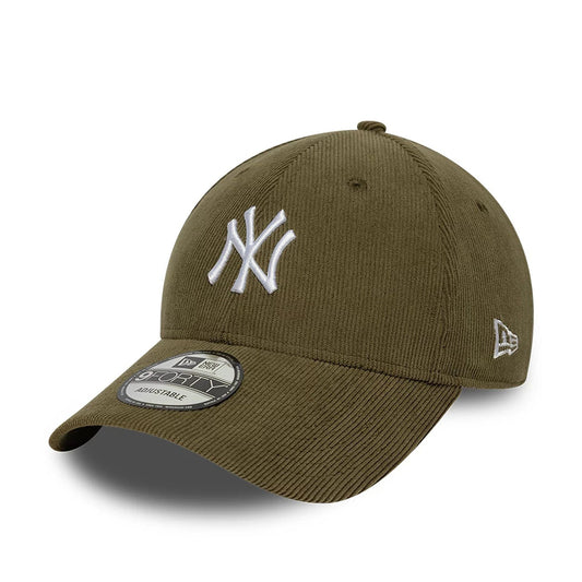 New Era 9FORTY Cap New York Yankees MLB Soft Cord dark green