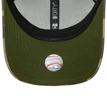 New Era 9FORTY Trucker Cap New York Yankees MLB Wordmark dark green