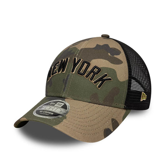 New Era 9FORTY Trucker Cap New York Yankees MLB Wordmark dark green
