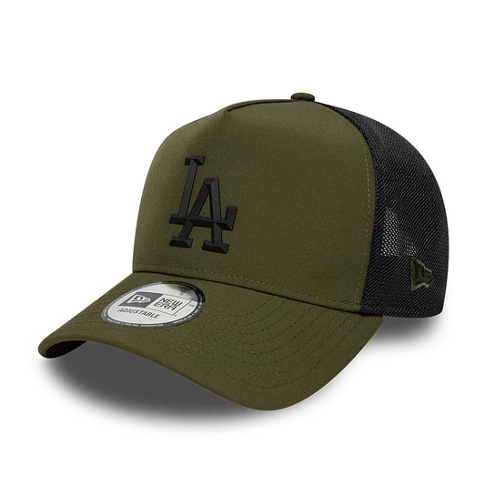 New Era 9FORTY Trucker Cap Los Angeles Dodgers MLB Sport dark green