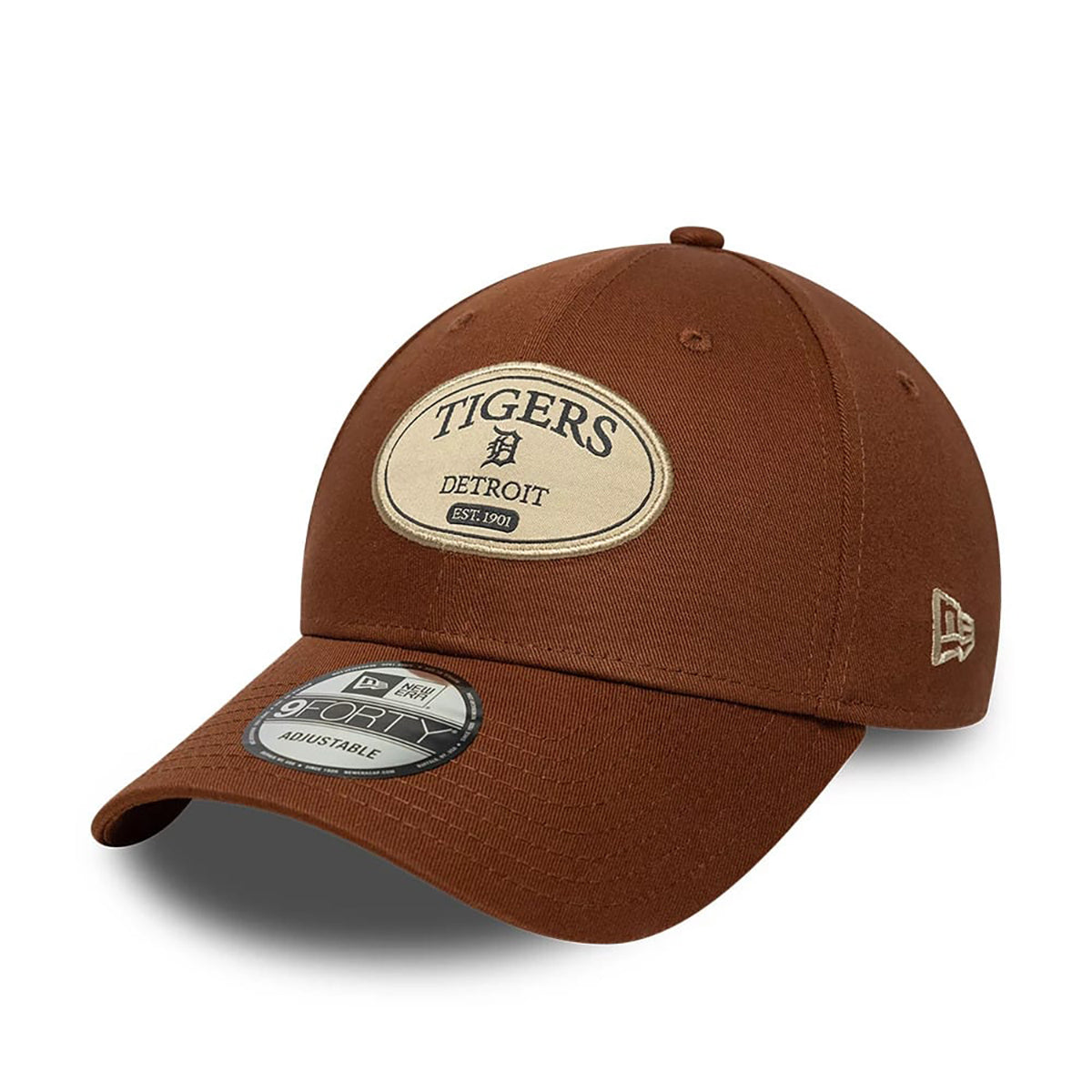 New Era 9FORTY Cap MLB Detroit Tigers Patch brown
