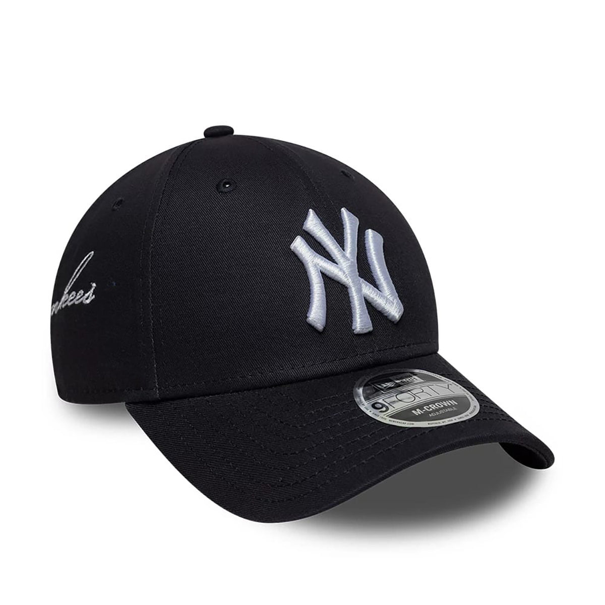 New Era 9FORTY Cap MLB New York Yankees Side Script navy