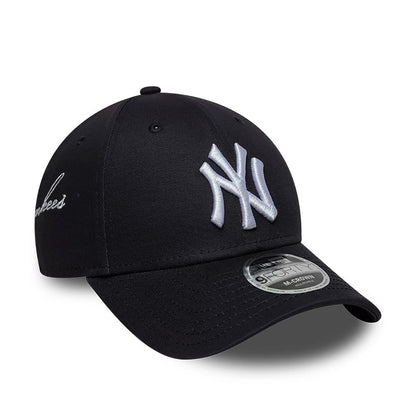New Era 9FORTY Cap MLB New York Yankees Side Script navy