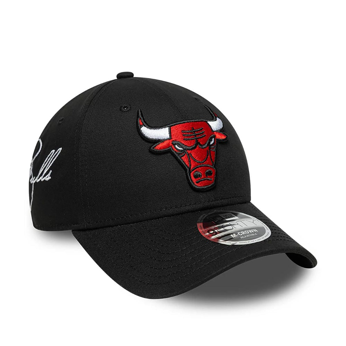 New Era 9FORTY Cap NBA Chicago Bulls Side Script black