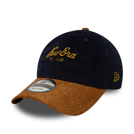 New Era 9TWENTY Cap Cord Mix navy/brown