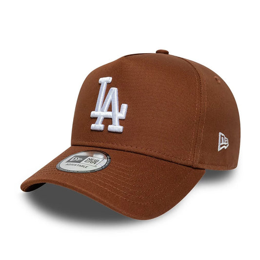 New Era 9FORTY Cap MLB League Essential Los Angeles Dodgers brown