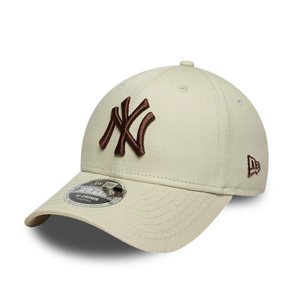 New Era 9FORTY Cap MLB New York Yankees MC light beige