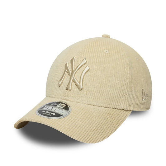 New Era 9FORTY Cap MLB New York Yankees Cord cream