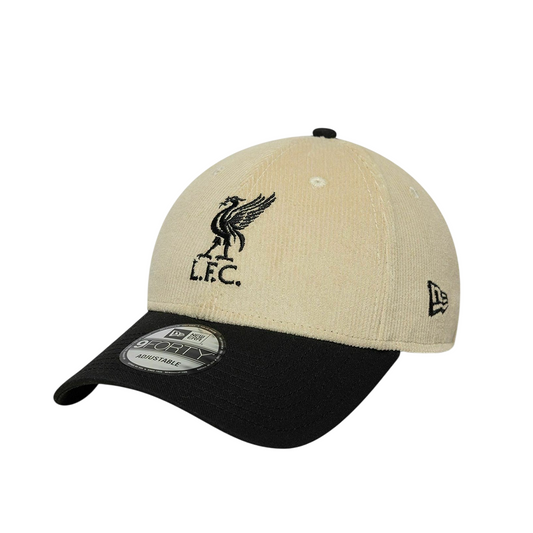 New Era 9FORTY Cap FC Liverpool Cord beige/black